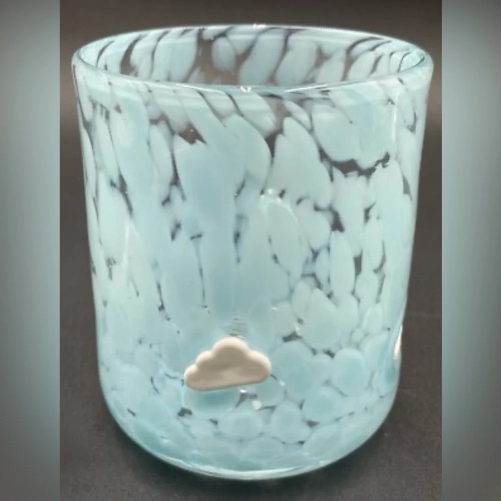 Anthropologie Confetti Icon Glass - CLOUD